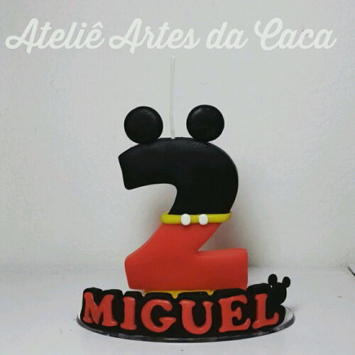 Vela personalizada ratinho