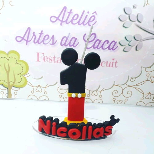 Vela personalizada ratinho