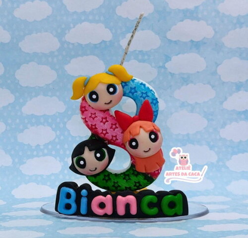Vela Personalizada Super Poderosas