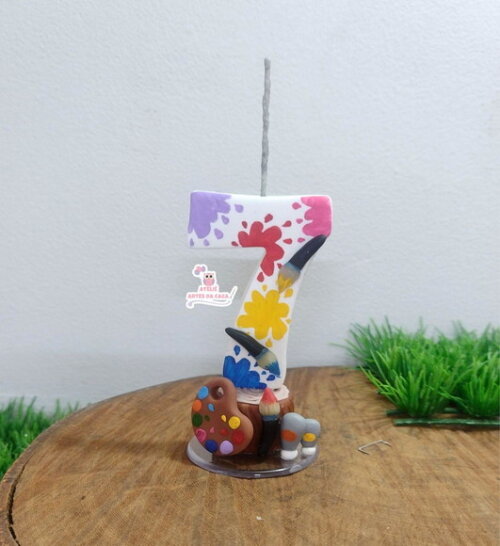 Vela pintando os 7