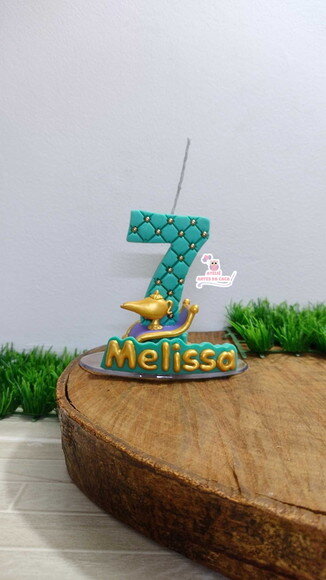 Vela princesa da lâmpada