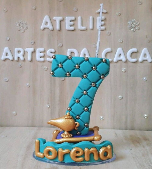 Vela princesa da lâmpada