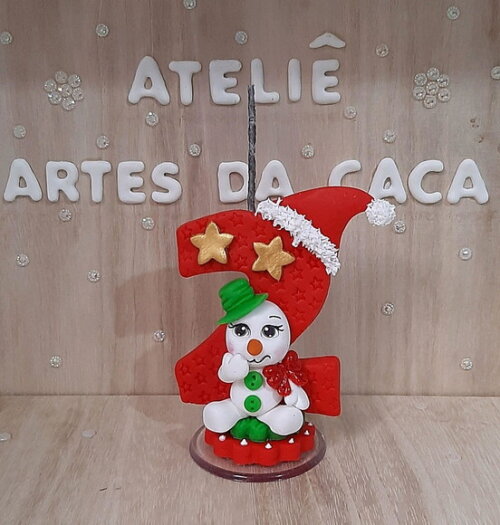 Vela tema Natal