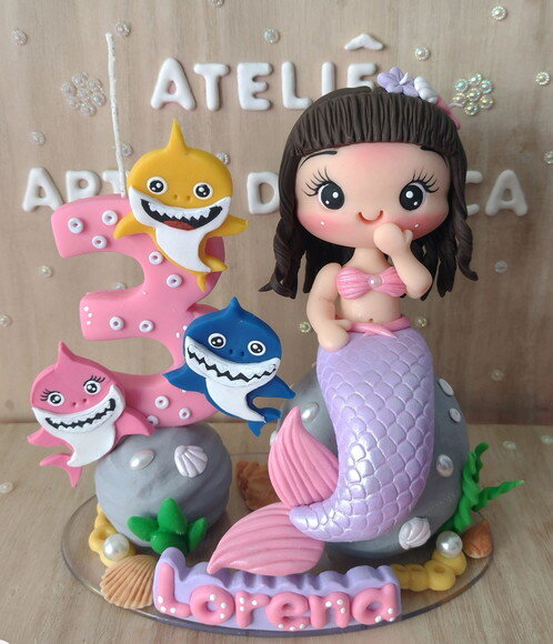 Vela Tubarão e Sereia Menina