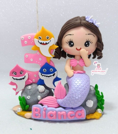 Vela Tubarão e Sereia Menina