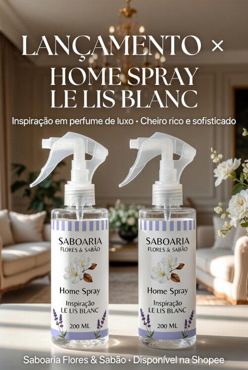 HOME SPRAY 200 ML LE LIS BLANC INSPIRAÇÃO