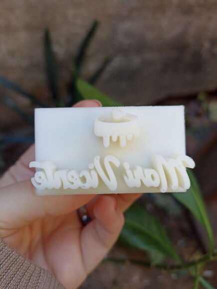 Carimbo Personalizado 7x7 Carimbo para Sabonete