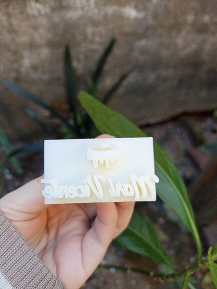 Carimbo Personalizado 7x7 Carimbo para Sabonete