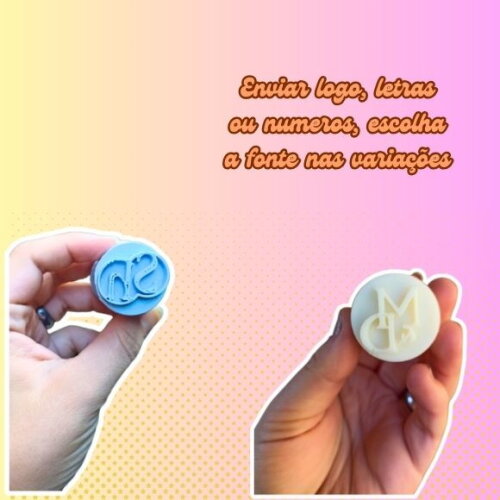 Carimbo Personalizado para Doces Brigadeiro e Confeitaria