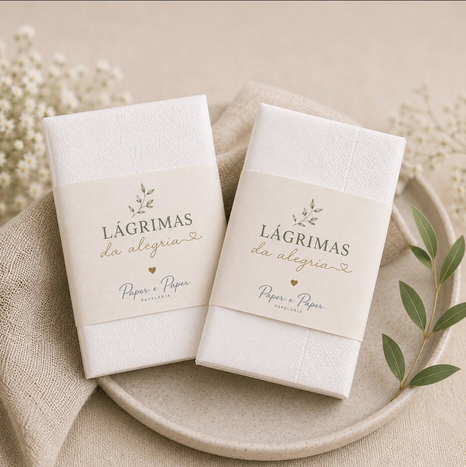 Lágrimas de Alegria Personalizada para Casamento | Kit 100 Unida