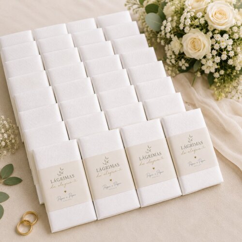 Lágrimas de Alegria Personalizada para Casamento | Kit 150 Unida