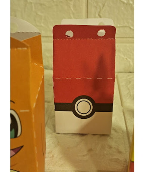 10 Caixas Milk Pokemon Lembrancinhas Aniversário Kit Festa