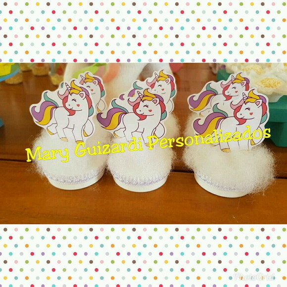10 Latinhas Unicornio Lembrancinha Personalizada Luxo Festa