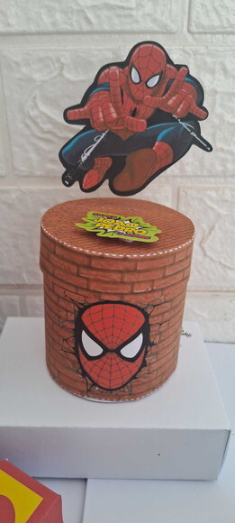 10 Lembrancinhas Homem Aranha Caixinhas Aniversário Festa