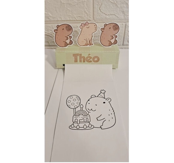 10 Lembrancinhas Revista Colorir Livrinho Capivara Kit Festa