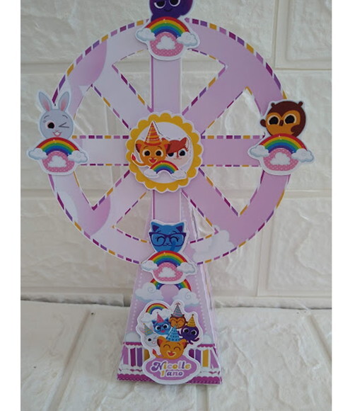 10 Personalizados Bolofofos Roda Gigante Festa Lembrancinha