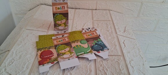 15 Caixas Milk Dinobaby Dinossauro Lembrancinha Desmontada