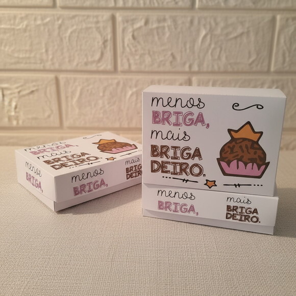 15 Caixas para Brigadeiro Embalagem Personalizadas Docinhos