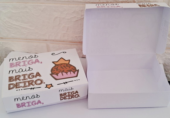 15 Caixas para Brigadeiro Embalagem Personalizadas Docinhos