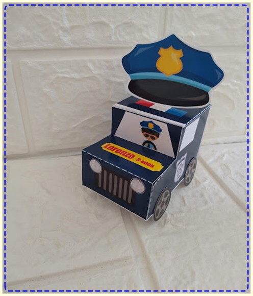 15 Lembrancinha Policial Lembrancinha de Aniversário Policia