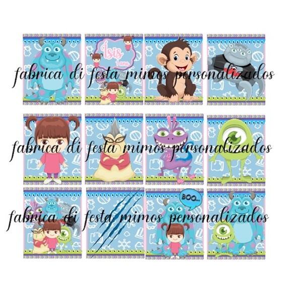 15 Lembrancinhas Monstros Sa Jogo do Mico Aniversário Festa
