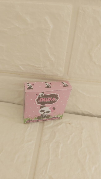 15 Lembrancinhas Ursinho Panda Joguinho da Memória