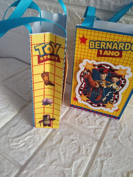 15 Sacolinhas Surpresa Toy Story Lembrancinha Festa Caixas