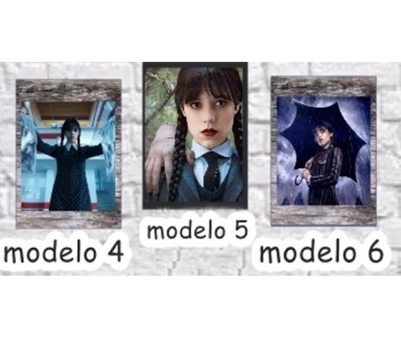2 Adesivos para Caderno Wandinha Adesivo Grande Caderno