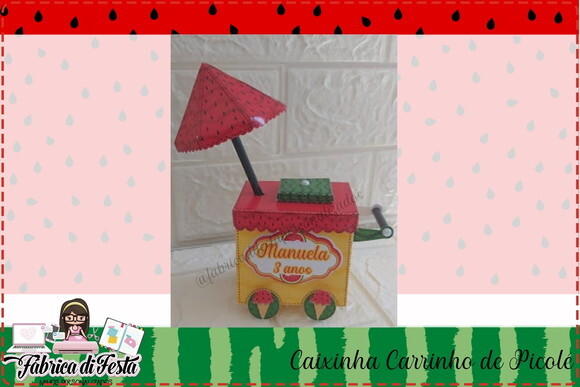 20 Lembrancinhas Aniversário Magali Caixinhas Personalizados