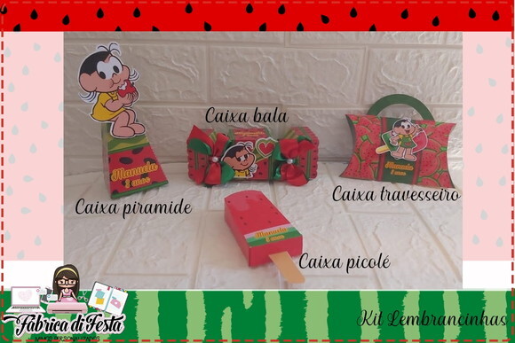 20 Lembrancinhas Aniversário da Magali Festa Caixinhas Kit