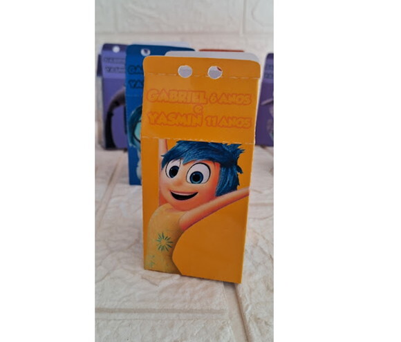 20 Personalizados Lembrancinha Divertidamente Caixa Milk