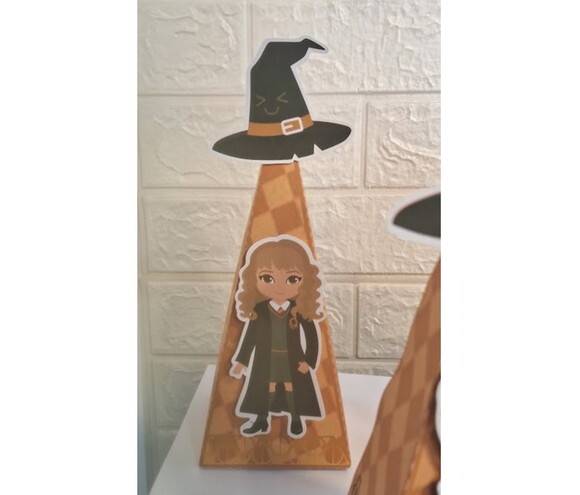 25 Lembrancinha Harry Potter Caixa Cone Aniversário Festa
