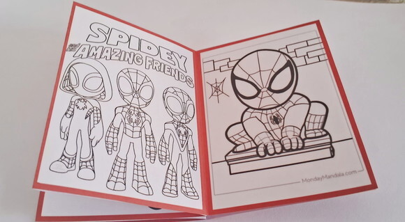 30 Lembrancinhas Spidey e Seus Amigos Livrinho Colorir Festa