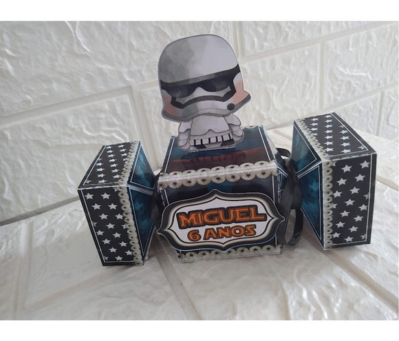40 Lembrancinha Star Wars Kit Festa de Aniversário Star Wars