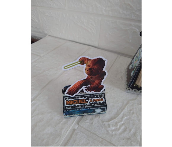 40 Lembrancinha Star Wars Kit Festa de Aniversário Star Wars
