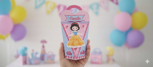 90 Personalizados Lembrancinhas Princesas Disney Aniversário