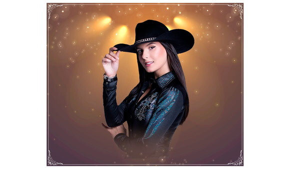 Adesivo para Caderno Ana Castela Boiadeira Personalizado