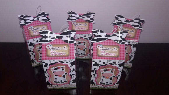 Caixa Milk Fazendinha Rosa