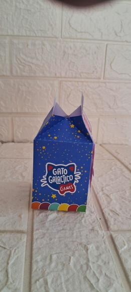 Caixa Milk Lembrancinha Gato Galáctico Rosa Caixinhas 10 un