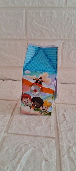 Caixa Milk Mundo Bita Lembrancinha Personalizada 5 Unidades