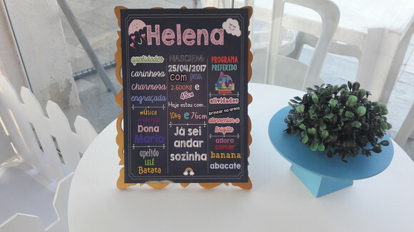 Chalkboard Chuva de Amor Digital
