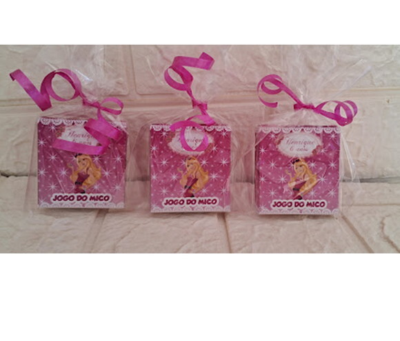 Jogo da Memória Lembrancinha Aniversário Festa Barbie 15 un
