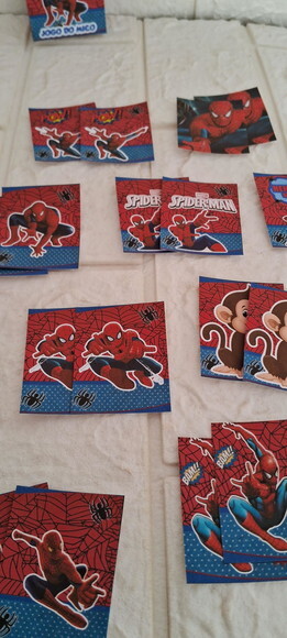 Jogo do Mico Lembrancinha Personalizada Homem Aranha 30 un