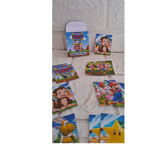 Jogo do Mico Super Mario Lembrancinha Personalizada 15 un
