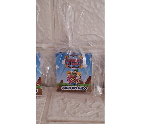 Jogo do Mico Super Mario Lembrancinha Personalizada 15 un