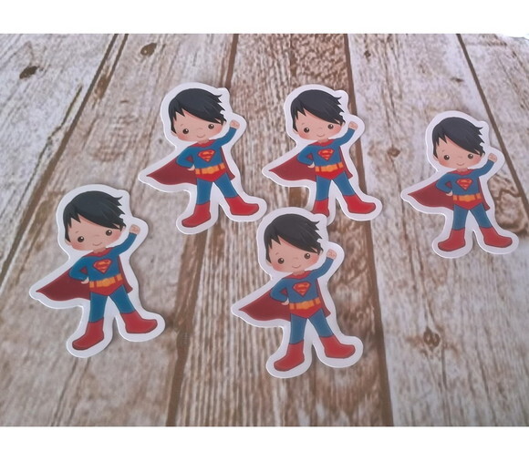 Kit 145 Peças Lembrancinhas Personalizadas Super Homem Cute
