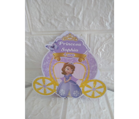 Kit 30 Lembrancinhas Princesa Sofia Personalizados Kit Festa