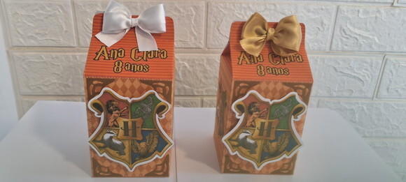 Kit 40 Lembrancinhas Aniversário Festa Harry Potter Caixas