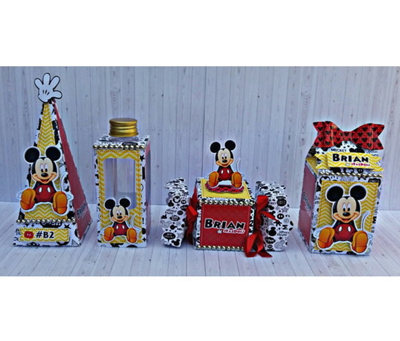Kit 40 Lembrancinhas Personalizadas Mickey