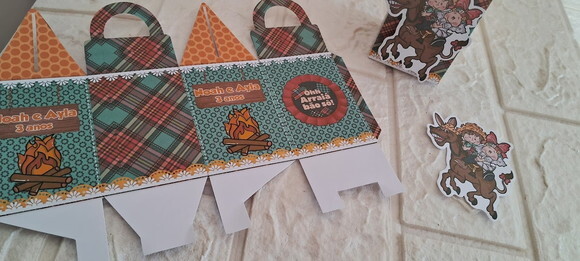 Kit 40 Lembrancinhas Personalizadas Festa Junina